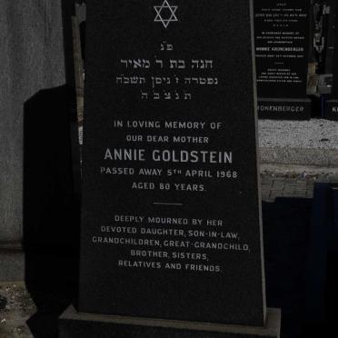 GOLDSTEIN Annie -1968