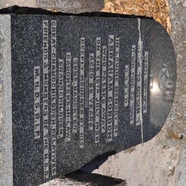 GORDON Abraham -1958