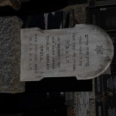 GROLL Chaje Miriam -1945