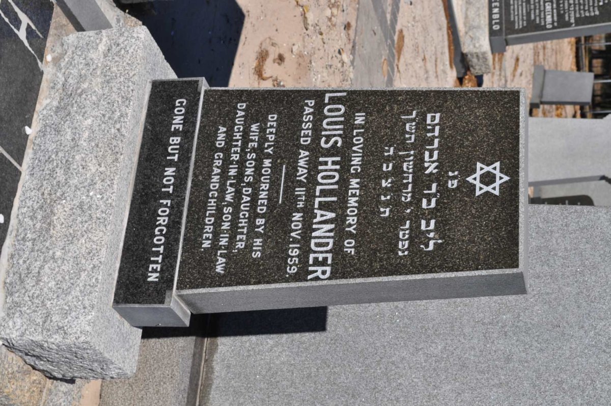 HOLLANDER Louis -1959