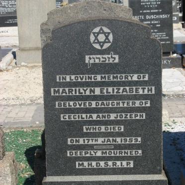 HAAN Marilyn Elizabeth, de -1959