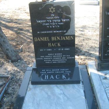 HACK Daniel Benjamin 1980-1983