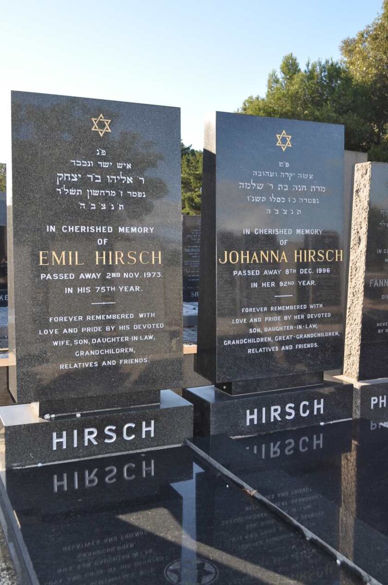 HIRSCH Emil -1973 &amp; Johanna -1996