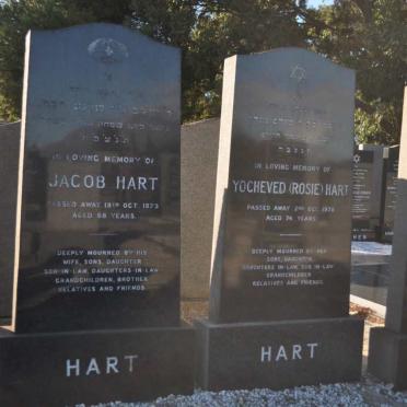 HART Jacob -1973 &amp; Yocheved -1978