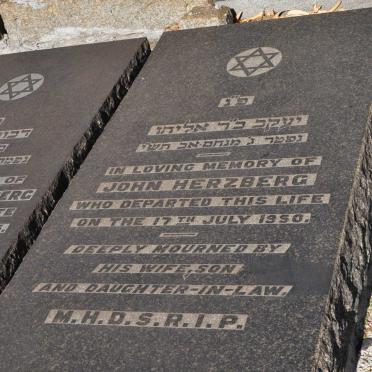 HERTZBERG John -1950 &amp; Violet Dora -1975