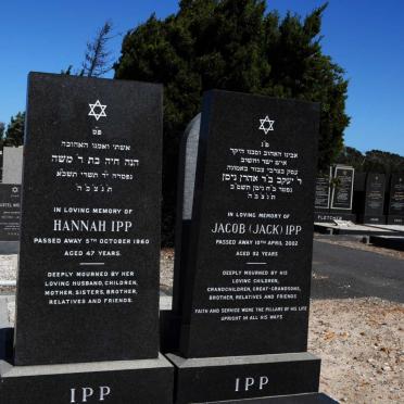 IPP Jacob -2002 &amp; Hannah -1960