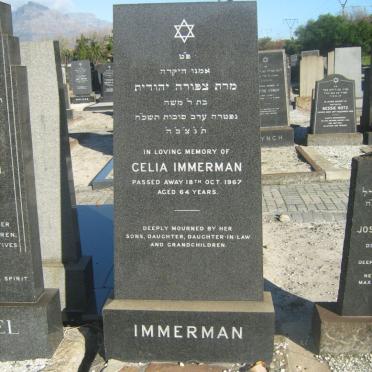 IMMERMAN Celia -1967