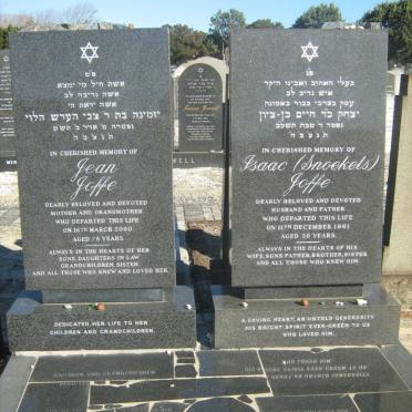 JOFFE Isaac -1961 &amp; Jean -2000