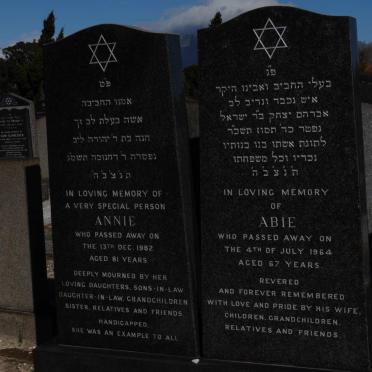 KASMAI Abie -1964 &amp; Annie -1982