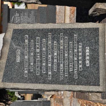 KAHN Henriette -1952