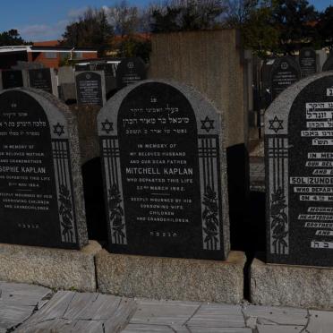 KAPLAN Mitchell -1962 &amp; Sophie -1964 :: KAPLAN Zundel -1950