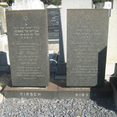 KIRSCH Alf -1957 &amp; Sarah -1950