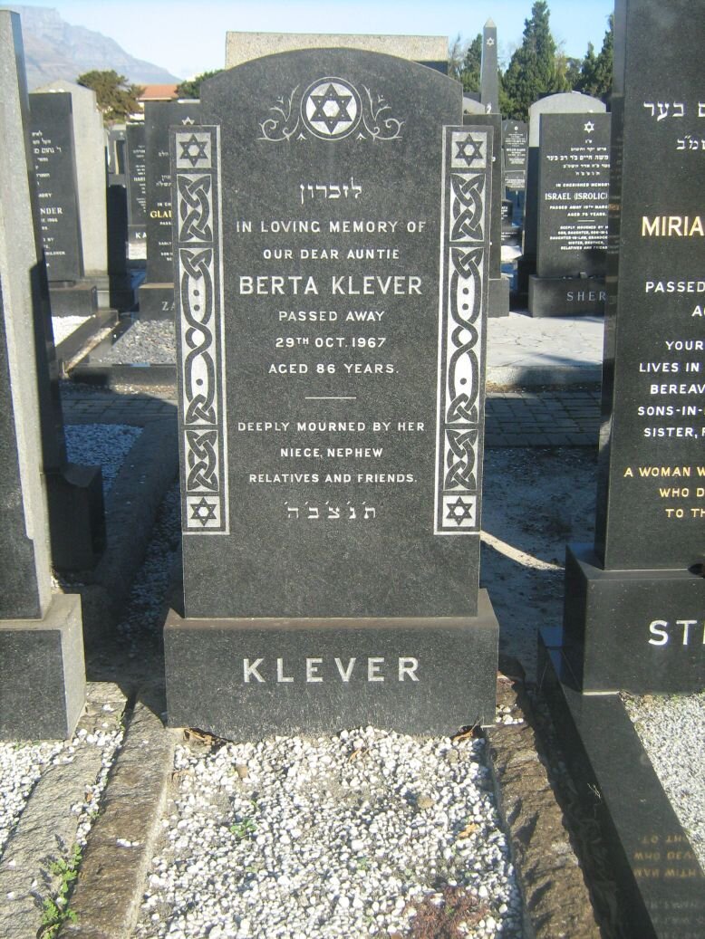 KLEVER Berta -1967