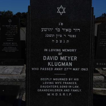 KLUGMAN David Meyer -1963