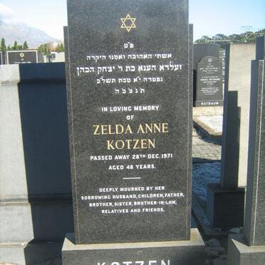 KOTZEN Zelda Anne -1971