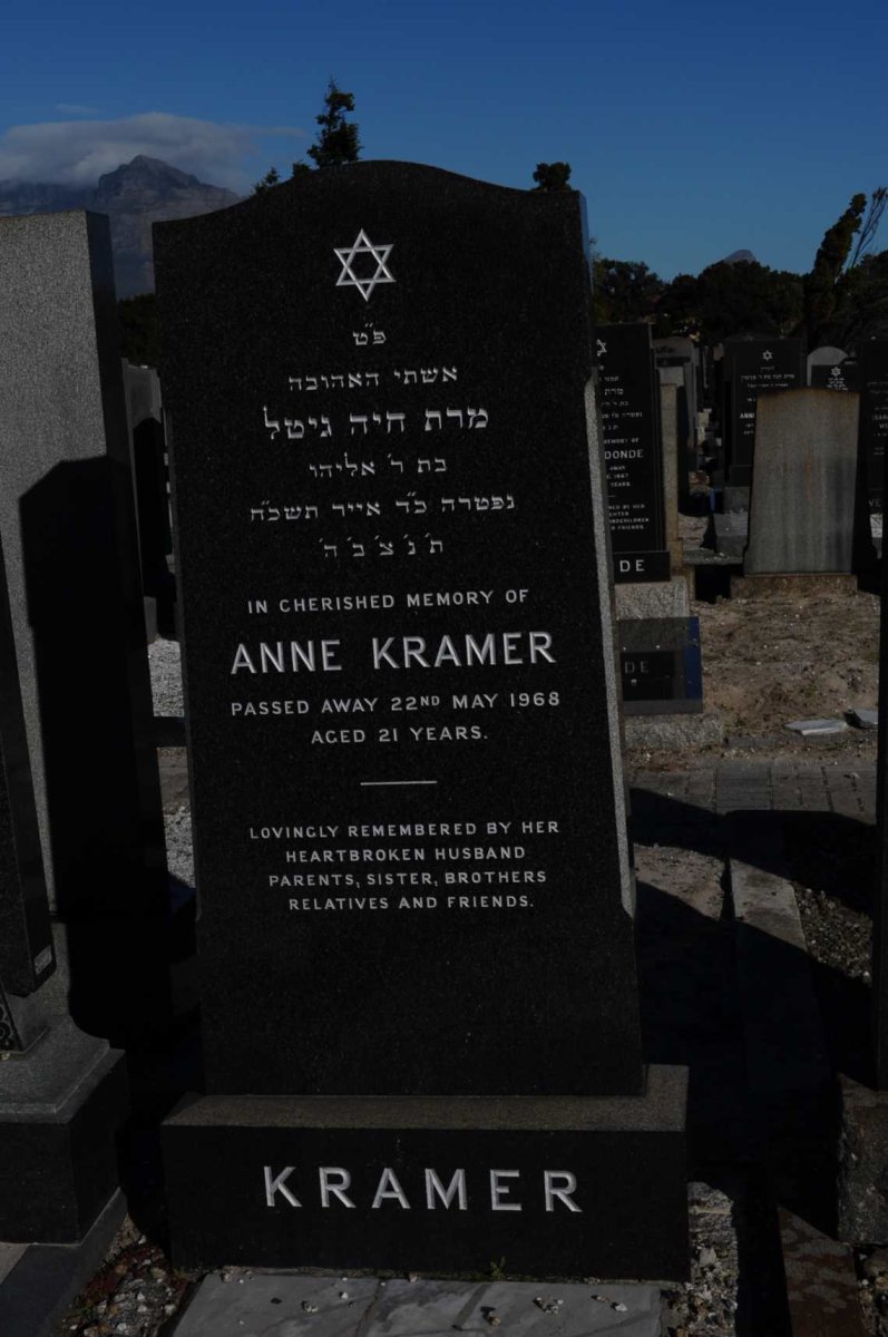 KRAMER Anne -1968