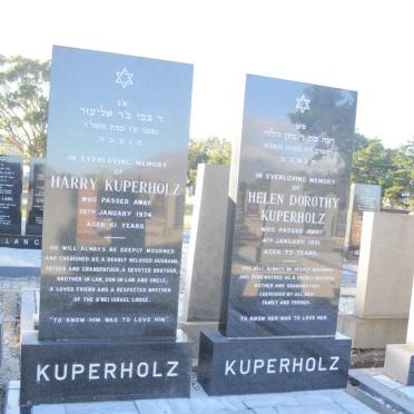 KUPERHOLZ Harry -1974 &amp; Helen Dorothy -1991