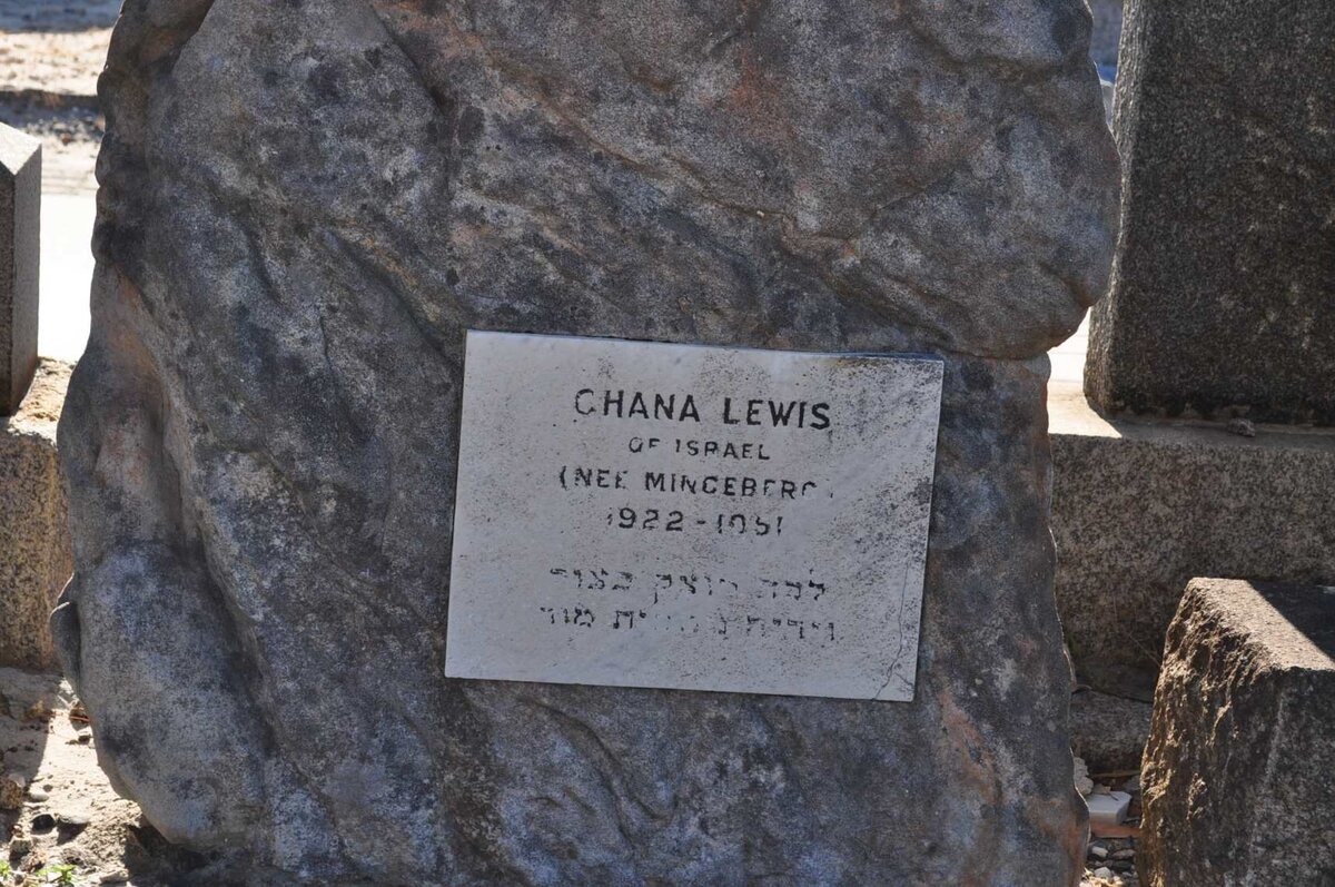 LEWIS Chana nee MINGEBERG 1922-1951