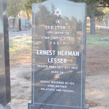 LESSER Ernest Herman -1972