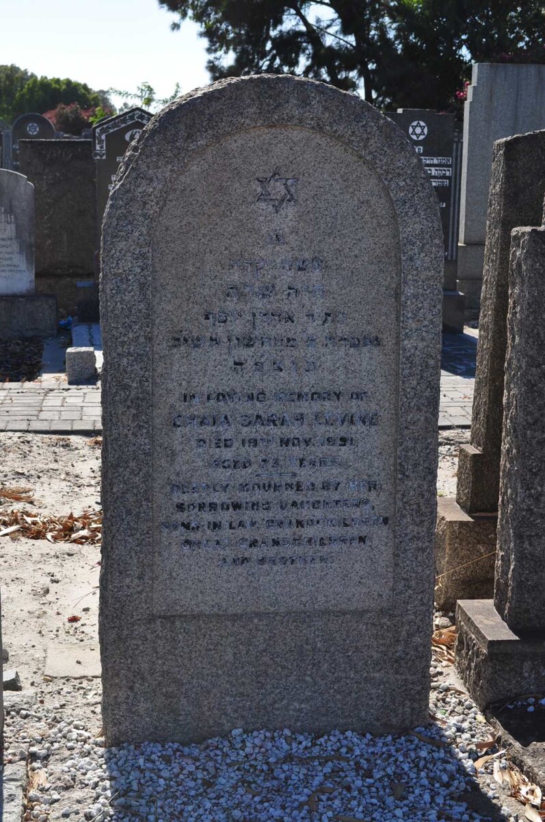 LEVINE Chaia Sarah -1951