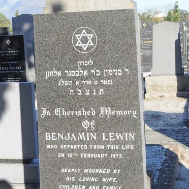 LEWIN Benjamin -1973