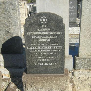 LEWENSON Myer Robert -1956