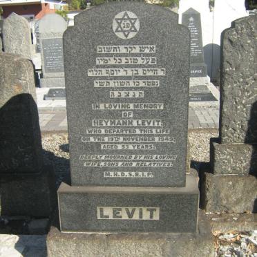 LEVIT Heymann -1949