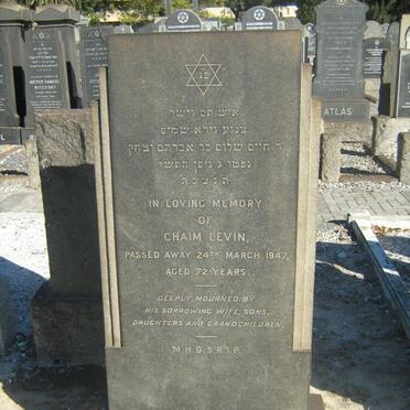 LEVIN Chaim -1947