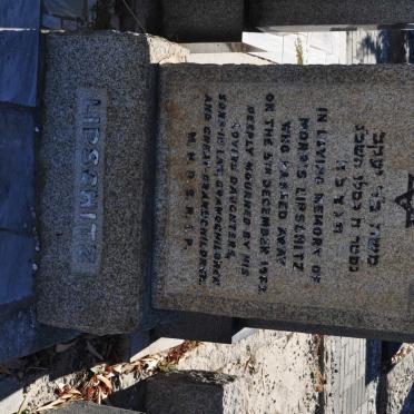 LIPSCHITZ Morris -19?2