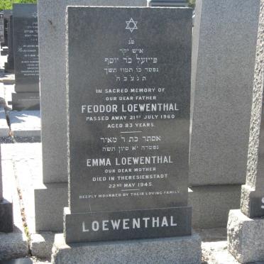 LOEWENTHAL Feodor -1960 &amp; Emma -1945