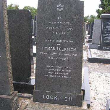 LOCKITCH Hyman -1968