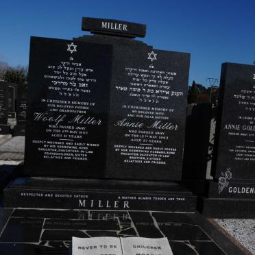 MILLER Woolf -1982 &amp; Annie -1963