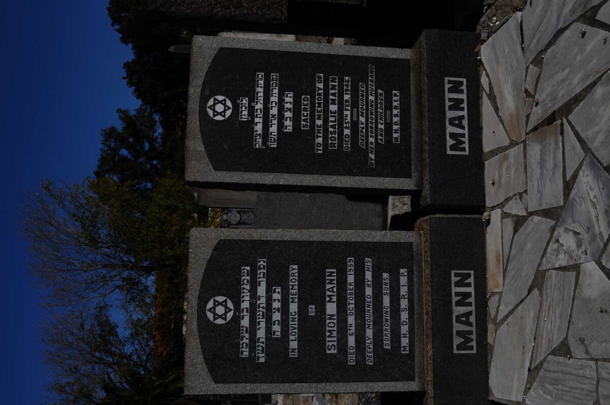 MANN Simon -1959 &amp; Rosalie -1946