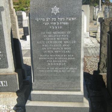 MILLER Kate Gertrude -1950