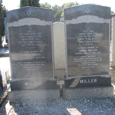 MILLER Aaron -1960 &amp; Hinda -1965