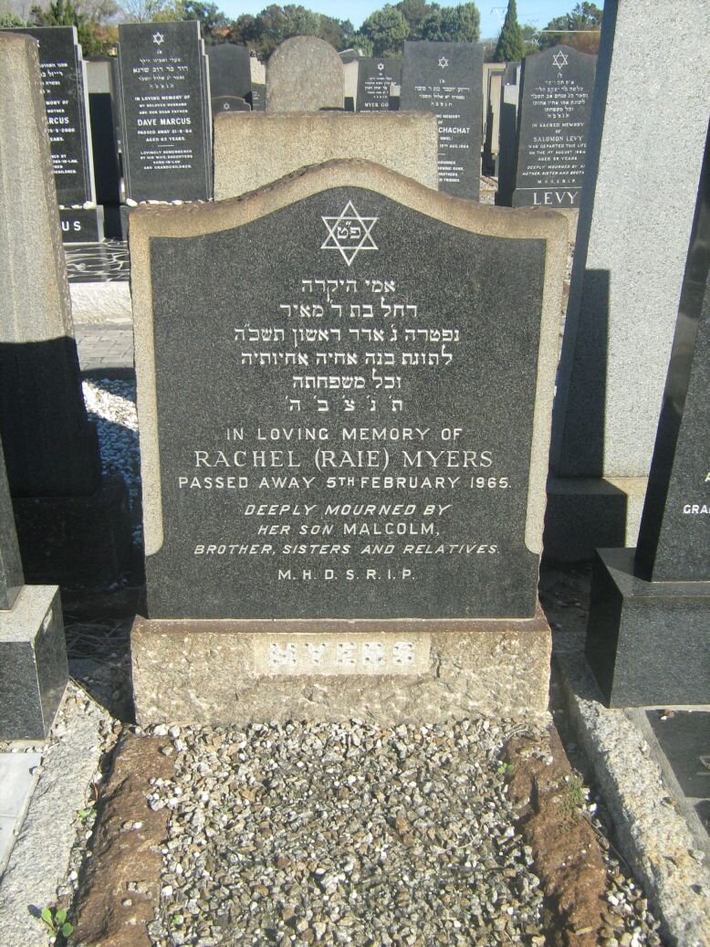 MYERS Rachel -1965