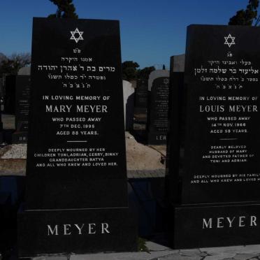 MEYER Louis -1966 &amp; Mary -1995