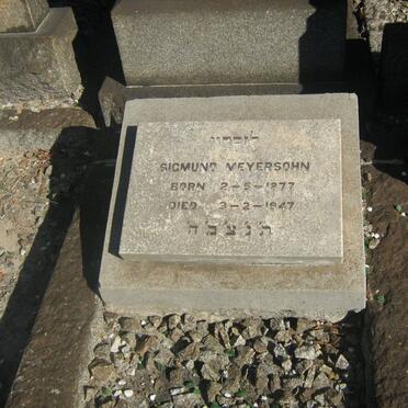 MEYERSOHN Sigmund 1877-1947