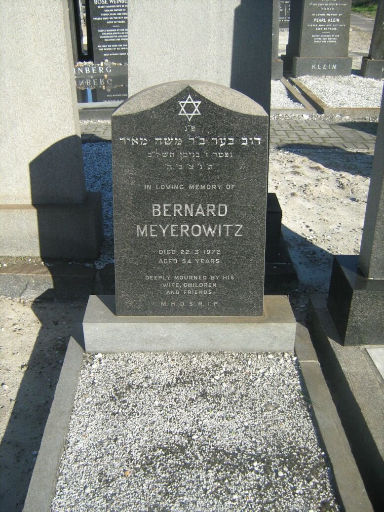 MEYEROWITZ Bernard -1972