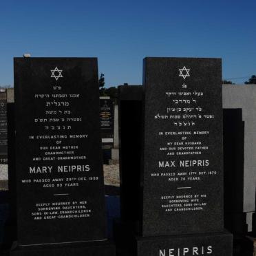 NEIPRIS Max -1970 &amp; Mary -1999
