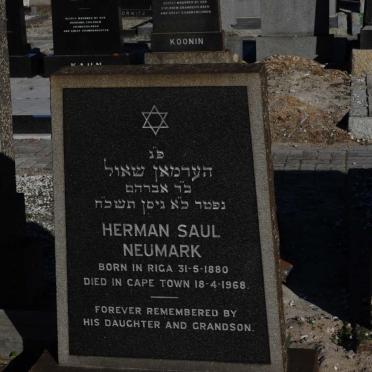 NEUMARK Herman Saul 1880-1968