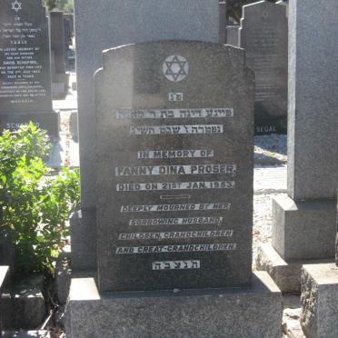 PROSER Fanny Dina -1953