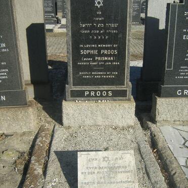 PROOS Sophie nee PRISMAN -1966