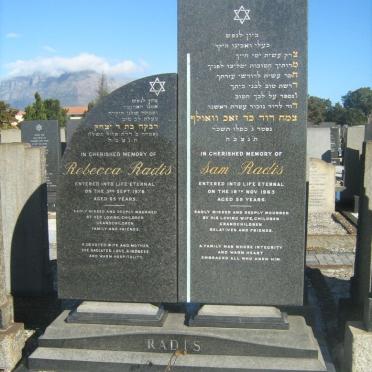 RADIS Sam -1963 &amp; Rebecca -1978