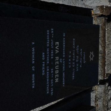 REUBEN Eva 1902-1991