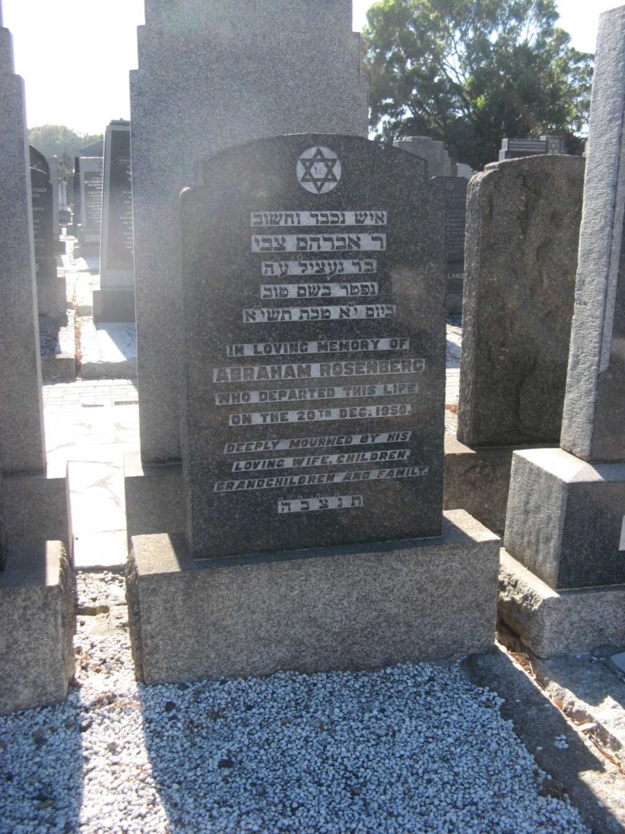 ROSENBERG Abraham -1950