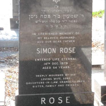 ROSE Simon -1978