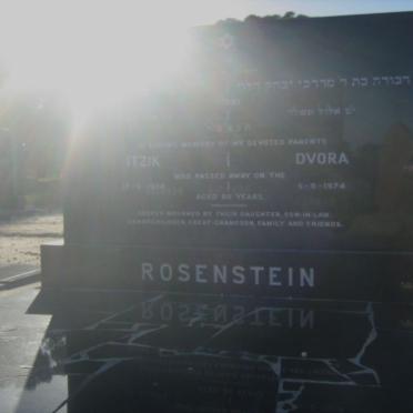 ROSENSTEIN Itzik -1974 &amp; Dvora -1974