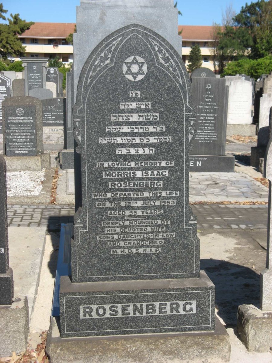 ROSENBERG Morris Isaac -1953