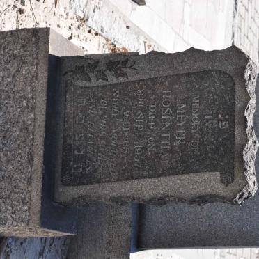 ROSENTHAL Meyer -1957